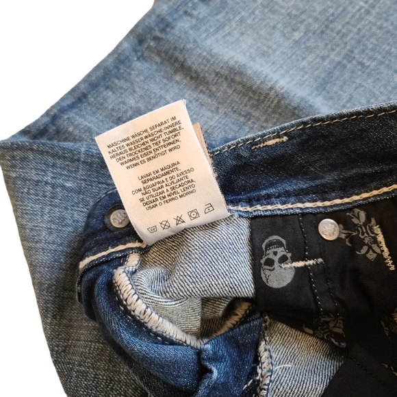 Miss Me JP5021 bling embroidered pockets Bootcut Jeans size 29 - Picture 8 of 8